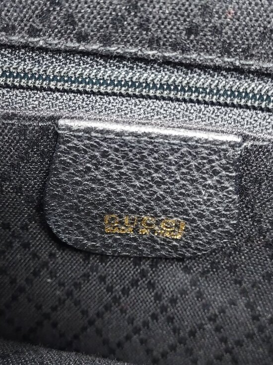 Gucci Black Suede Tom Ford Horsebit One Shoulder Backpack main image 8
